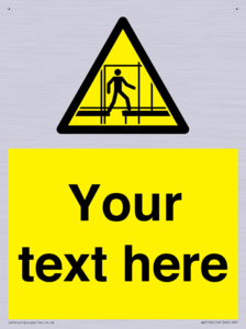 Custom Scaffold Incomplete Sign